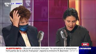 Roselyne Bachelot face à Apolline de Malherbe en direct