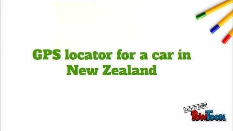 GPS locator for a car in New Zealand