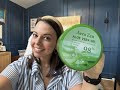 New aloe vera gel, my favorite for face &amp; body  Aero Zen Organic Aloe Vera Gel for Face &amp; Body Made