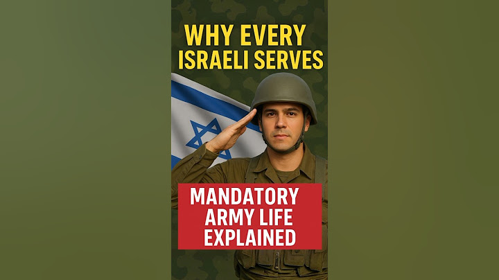 Why does every Israeli serve in the army? #shorts #israel #army