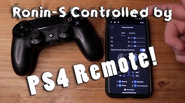 How to use PS4 Remote to control Ronin-S
