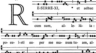 EASTER Introitus - Resurrexi et adhuc tecum sum EASTER Introitus - Resurrexi et adhuc tecum sum