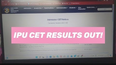 IPU CET RESULTS OUT! CHECK NOW #ggsipu #results #ipucetresult #shorts #ytshorts