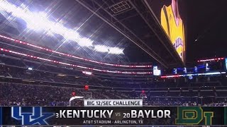 #3 Kentucky vs #20 Baylor Basketball Highlights (12/6/2013 - Big 12/SEC Challenge)