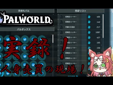 【 #パルワールド  】実録！人身売買の現場！？ #palworld #5【 久瑠璃 桜華 / JP Vtuber 】