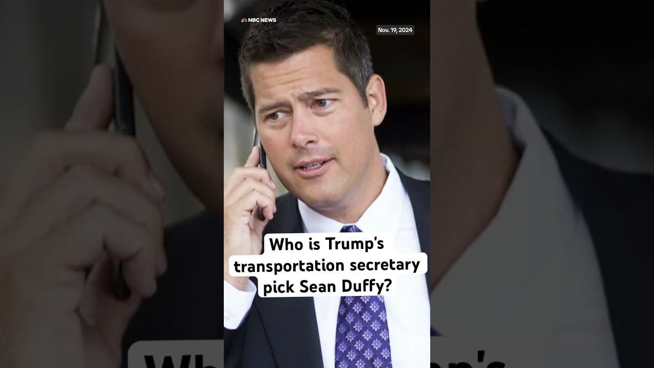 Who is Trump’s transportation secretary pick Sean Duffy?