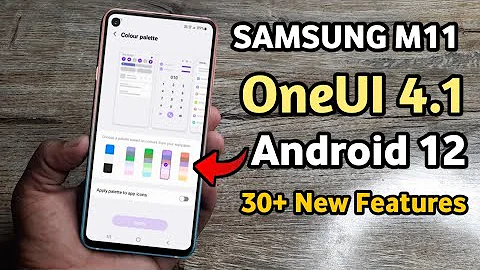 Samsung M11 Android 12 Update New Features | Top 30 Features | OneUI 4.1 Core