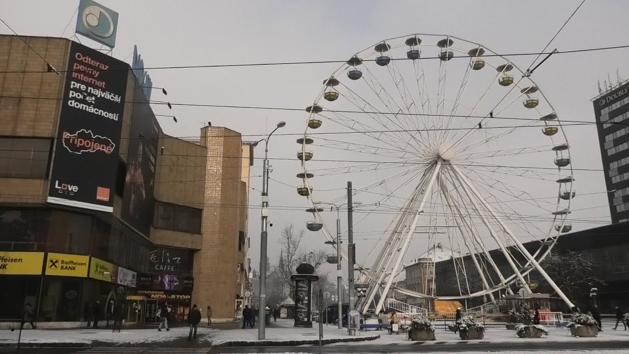 Ruské koleso pri OC Dargov - Košice 5 .12. 2019