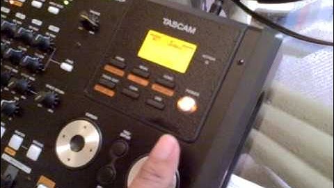 Tascam DP02 how to load a song