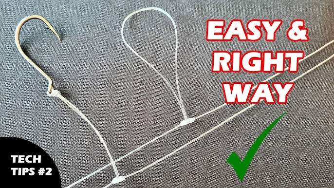 FASTEST DROPPER LOOP and PATERNOSTER RIG, How to tie Fishing Knots