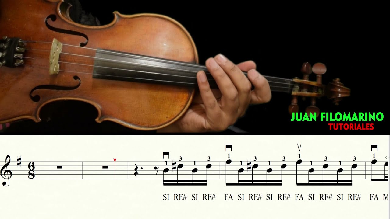 LA MALAGUEÑA SALEROSA- TUTORIAL Y PARTITURA VIOLIN- MUSICA DE MEXICO MARIACHI INSTRUMENTAL