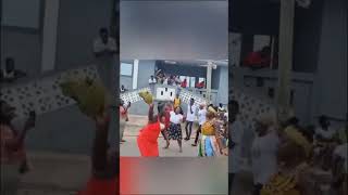 African American King in Ghana Celebrating Ghana Tradition and Festival