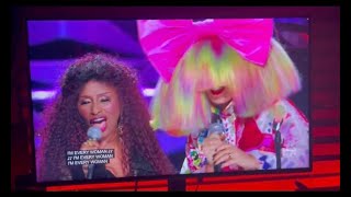 #Sia sing I’m Every Woman with #Chaka Khan on Rock & Roll Hall Of Fame by #disneylive