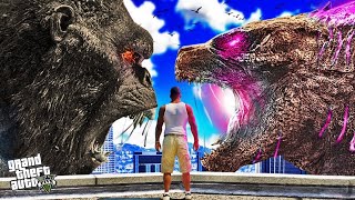 Godzilla Vs Kong Fight In Gta 5 Epic Battle