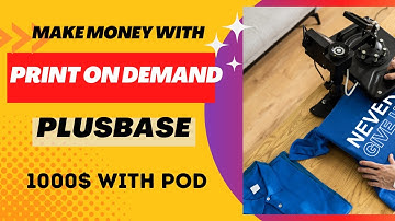 Make 1000$ with Print On Demand (POD) with Plusbase, best for Print On Demand @robinetalk