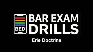 Erie Doctrine - Federal Courts MBE