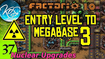 Factorio 1.0 Entry Level to Megabase 3, Ep 37: ENHANCING NUCLEAR & OIL: beacons, modules  - Guide