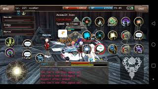 Iruna Online - High Wizard With Full Party Vs Ferzen 450