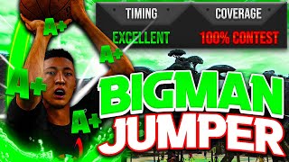 BIGGEST GREEN WINDOW BIG MAN JUMPSHOT NBA 2K24 NEXT GEN & CURRENT GEN BEST BIG MAN JUMPSHOT 2K24