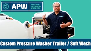 Custom pressure washer trailer | Soft wash system | Atlantic Pressure Washers : Maryland screenshot 5