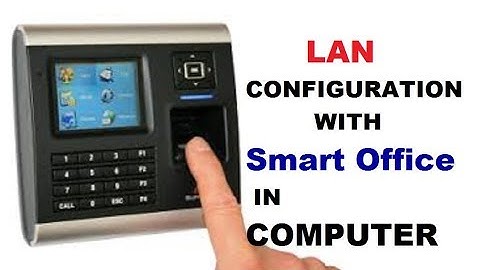 How to Connect Biometric Device to Computer with Lan #attendancemanagement