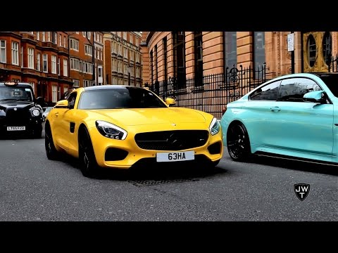 Mercedes-AMG GT S INVASION In London! REVS & More SOUNDS!