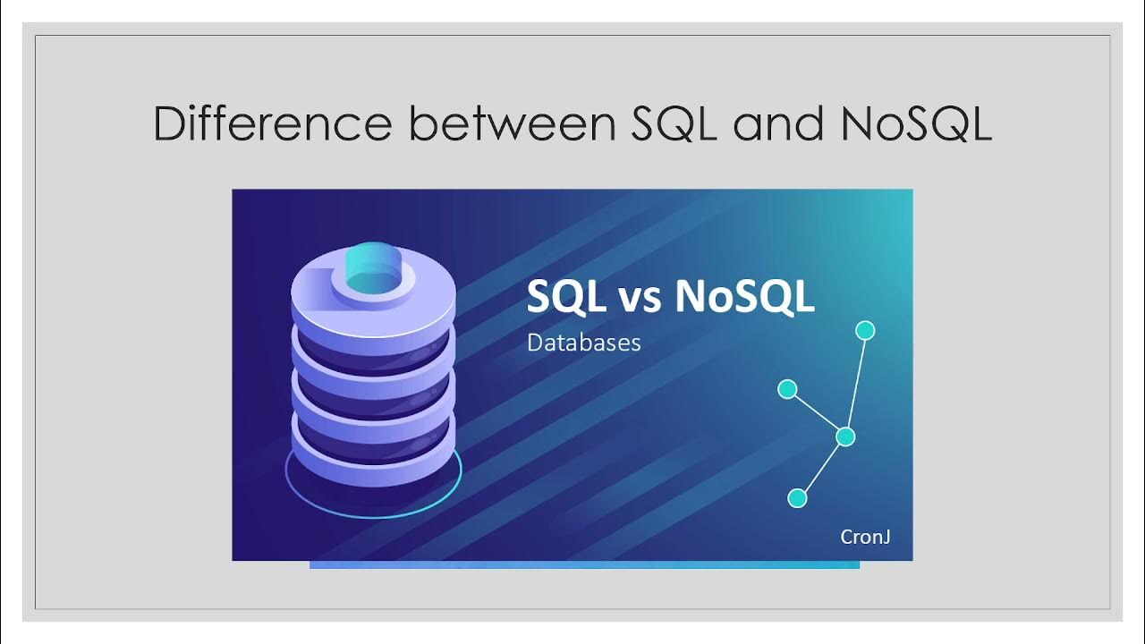 Differences between SQL and NoSQL - YouTube