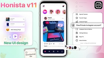 HONISTA v11 BIG Update 😱 View Private Instagram Account Settings? | Honista iPhone story setting