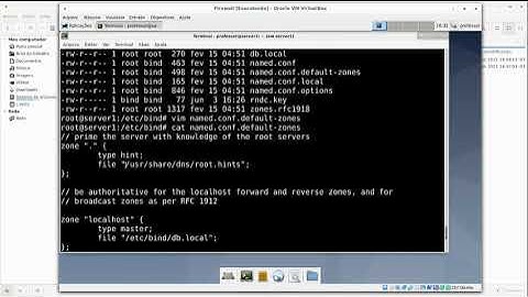 Configuração do servidor de DNS bind9 no Debian - Sem Edição