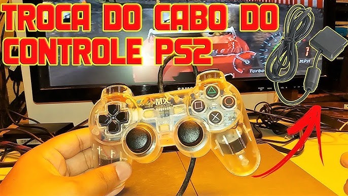 CONTROLE P/ PS2 PRETO KNUP, DCM INFO - Computadores e Assistência Técnica