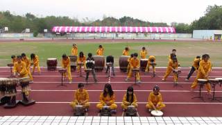1031219 村東國小運動會預演 - 十鼓表演02