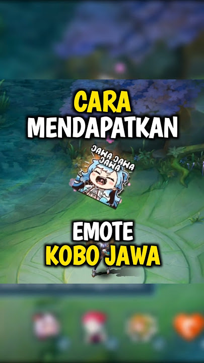 CARA MENDAPATKAN EMOTE KOBO - JAWA JAWA JAWA #shorts