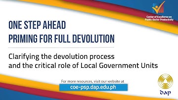 One Step Ahead: Priming for Full Devolution
