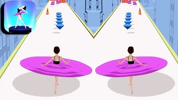 BALLERINA 3D 🩱👑 BIG NEW UPDATE All Levels Gameplay Walkthrough iOS, Android Max Level Tutorial