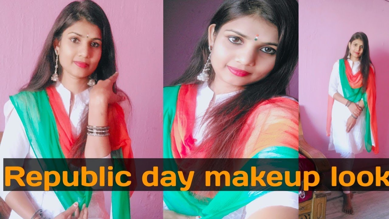 Republic day makeup 