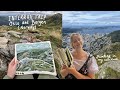 Solo interrail trip oslo  bergen norway  painting bryggen and mountains in my sketchbook 