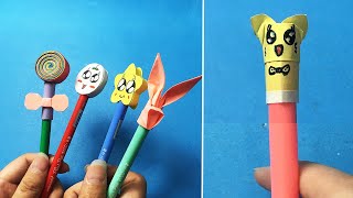 Easy Origami Paper Pen Decoration | DIY Origami  Crafts | Origami Paper Craft | Origami Hacks