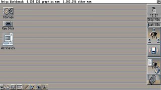 My Amiga 3000 Workbench Icons And Such - Installing Monkey Island