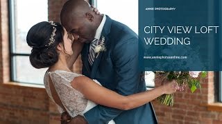 City View Loft Chicago Styled Wedding