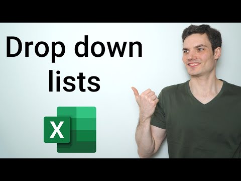 Video: Hoe voeg je in Excel een vervolgkeuzelijst toe?