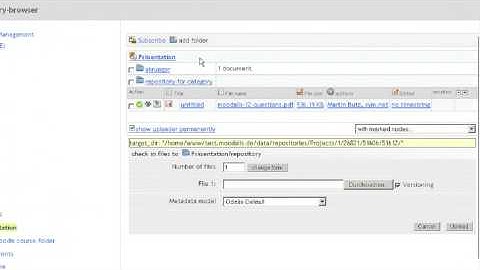 MoOdalis Repository Server