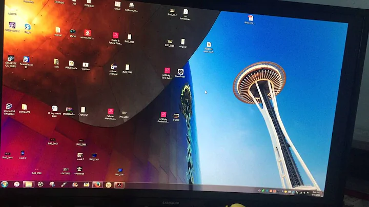 monitor resolution not fully filling up the screen! RESOLVED! (27" samsung curved)