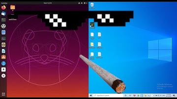 Ubuntu 19.10 vs Windows 10 RAM & CPU Usage Comparison