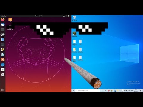 Ubuntu 19.10 vs Windows 10 RAM & CPU Usage Comparison hqdefault