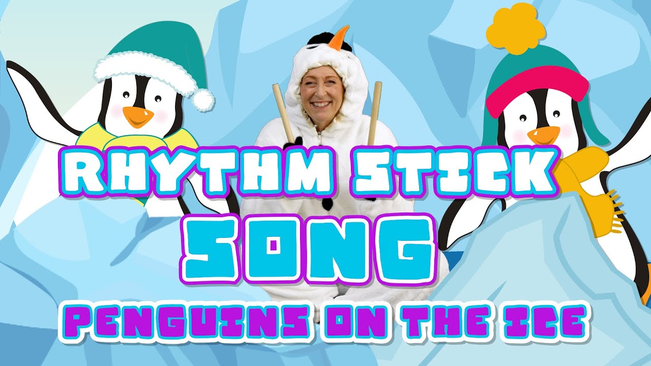 Зимняя песенка-ритм для детей 🐧 Пингвины на льду