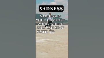 Breaking Free from the Comfort of Sadness