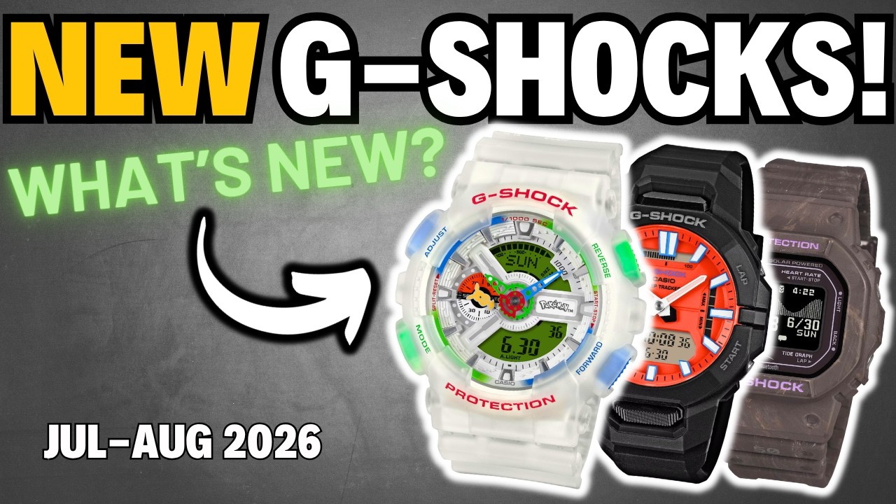 BRAND NEW G-SHOCKS! | WHAT'S NEW? - YouTube