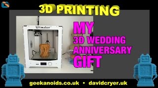 3D Printing | My Wedding Anniversary Gift for my Wife #3Dprinting #Ultimaker #wedding