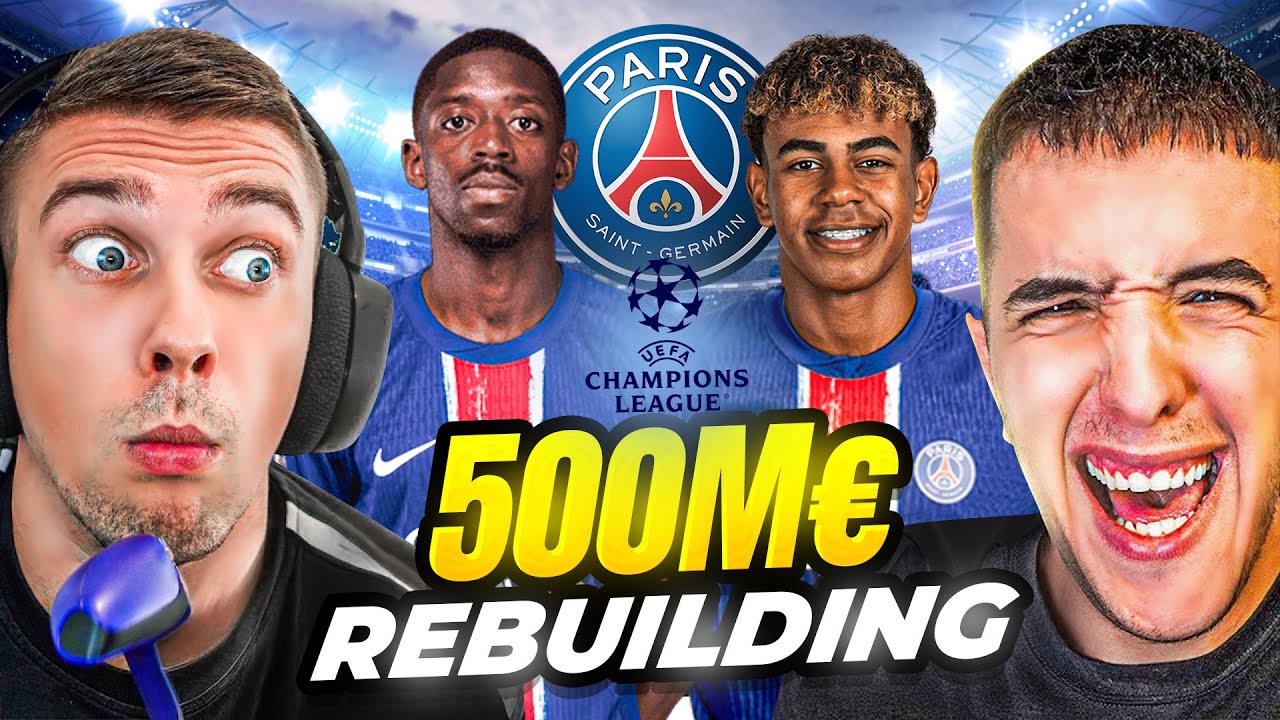 VELIKI PSG €500M REBUILDING SA IDZOM POVODOM FINALA LIGE PRVAKA ! FC 25