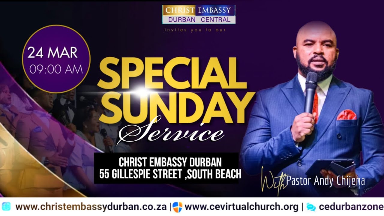 24th March 2024 - Special Sunday Service with Pastor Andy Chijena - YouTube